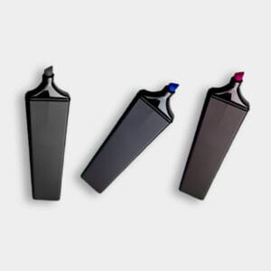Marqueur effaçable – Bleu, noir, rouge